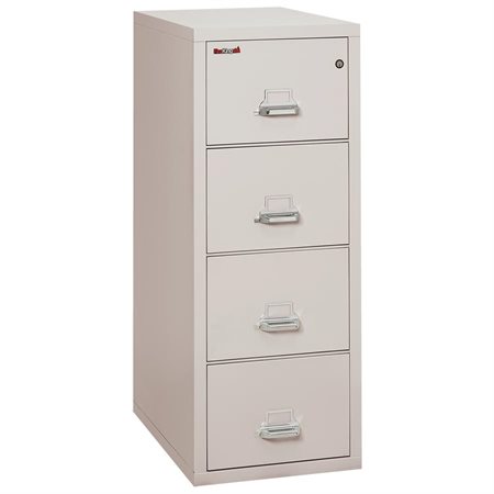 Fireproof Vertical File 4 drawers. 52-3 / 4 in. H. platinum