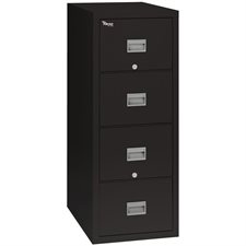 Patriot Letter Size Fireproof Vertical File Cabinet 4 drawers, 52-3/4 in. H. black