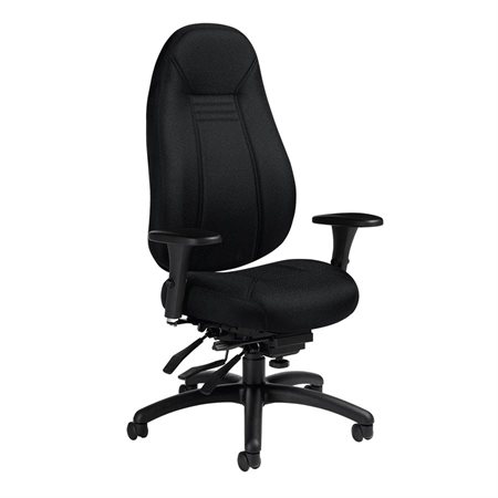 Fauteuil à haut dossier et basculements multiples Obusforme Comfort Schukra™ noir