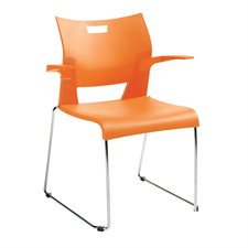 Duet™ Stacking chair With Arms orange