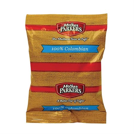 Café moulu Mother Parkers 42 sachets de 39 g 100% colombien