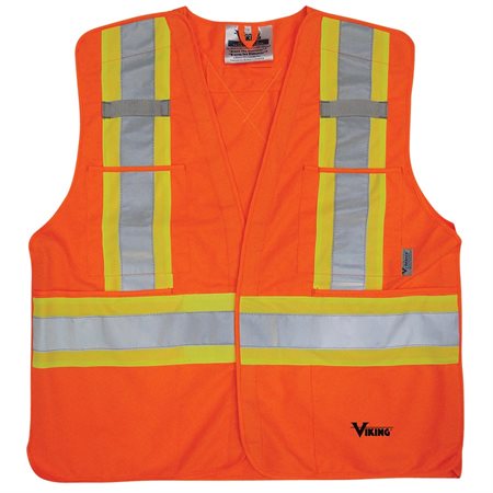 5-Point Safety Vest Orange S-M