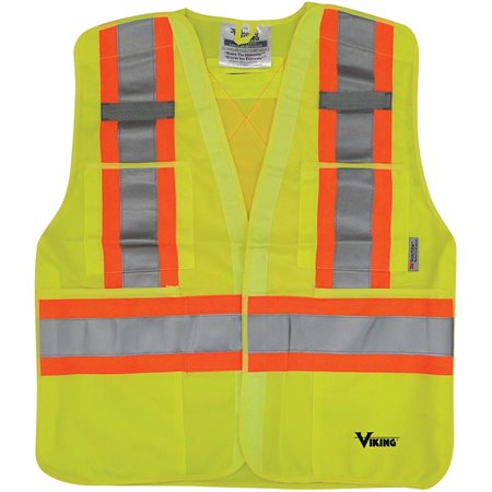 5-Point Safety Vest Lime S-M