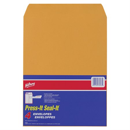 Press-it Seal-it® Kraft Envelope 10 x 13 in. (4)