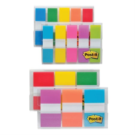 Post-it® Flags Value Pack Assorted primary and bright colours. Package of 320