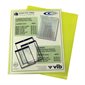 Protective File Pockets 12 x 9-5 / 8 in yellow