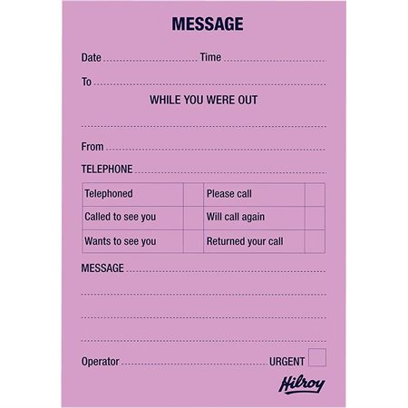 message reçu en anglais