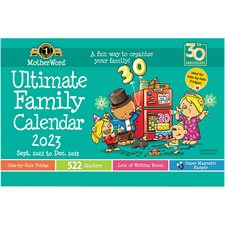 MotherWord® Family Fridge Calendar (2025) 9-1/2 x 15 in. English
