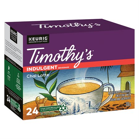 Timothy's® Tea in K-cups chai latte