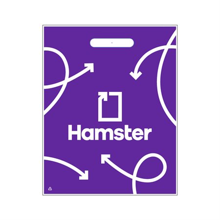 Hamster plastic Shopping Bag 12 x 15" (1000)