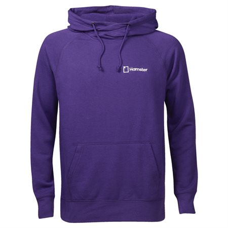 Hamster Mens Hooded Sweatshirt Violet 4X large