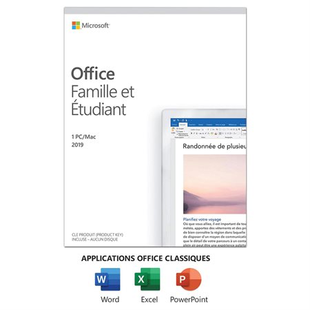 Office 2019 Famille et Étudiant français