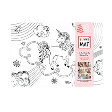 Funny Mat® Colouring Mat unicorn