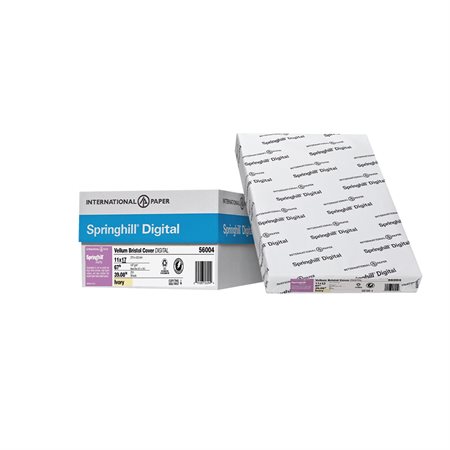 Papier couverture Springhill® Digital 67 lb format tabloïd, ivoire