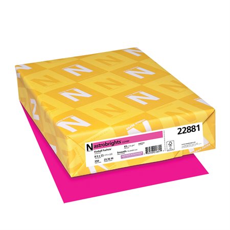 Papier couverture de couleur Astrobrights® fuchsia