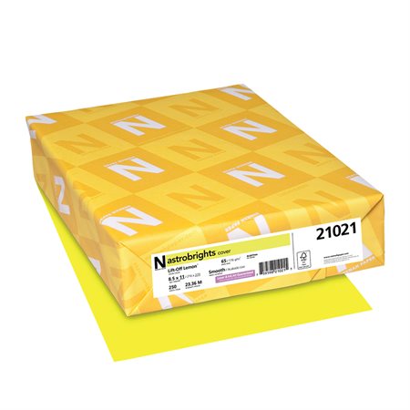 Papier couverture de couleur Astrobrights® citron