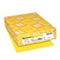Astrobrights® Coloured Cover Paper solar yellow