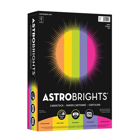 Astrobrights® Coloured Cardstock happy
