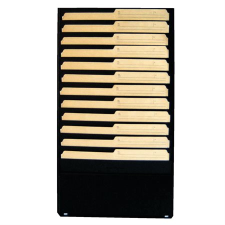 Wall Files Legal size, 5 / 8" capacity, 15-1 / 4 x 2-1 / 4 x 30”H.