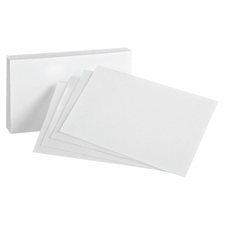 White Index Cards Blank 8 x 5"