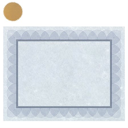 St.James™ Certificates Package of 25 blue