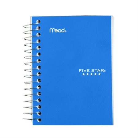 Five Star® Spiral Notebook 1 subject, 400 ruled pages. 5-1 / 2 x 4-1 / 8"