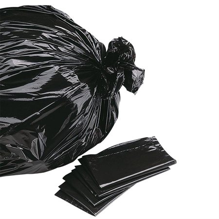 Garbage Bags 35 x 50". Strong. Box of 125. black