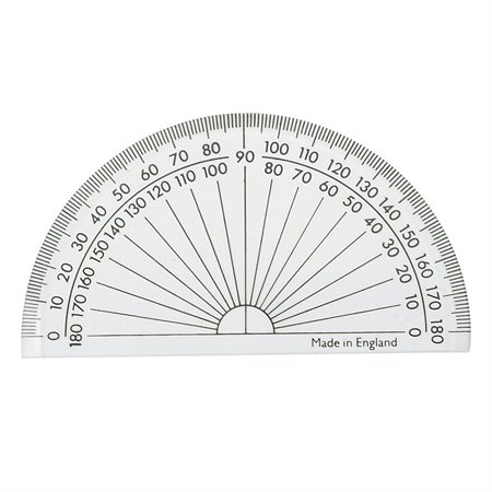 180° Acrylic Protractor