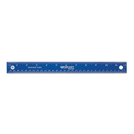Steel Ruler with Cork Backing 30 cm metric /  12"
