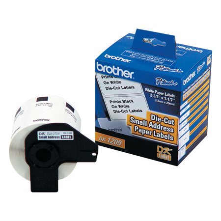 Étiquettes pour imprimante QL Adressage 1-1 / 7 x 2-3 / 7" (800)