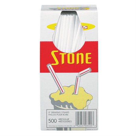 Stone 8 in Drinking Straws