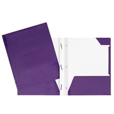 Report Cover purple