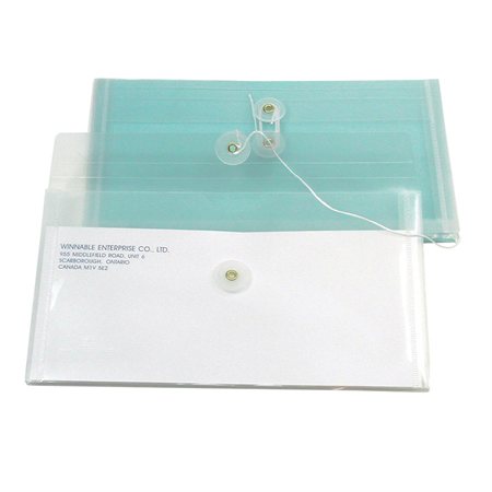 Translucent Expandable Envelope String tie. 9-1 / 2 x 5 in.