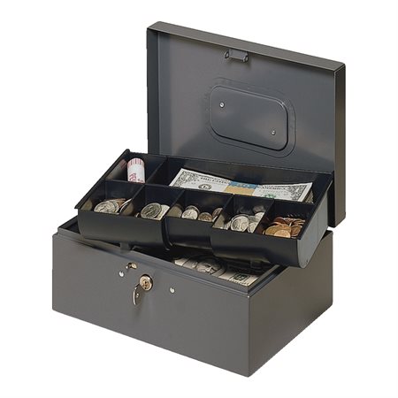 Cash Box with Tray 4-3 / 8"H