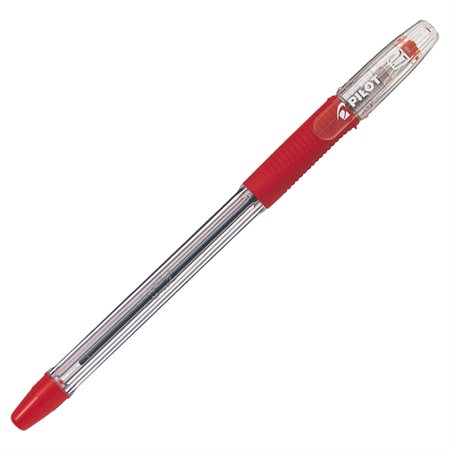 Begreen BPS Grip Ballpoint Pens Medium point red