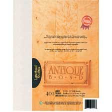 Antique Bond Paper Package of 400 aged