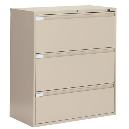 Fileworks® 9300 Plus Lateral Filing Cabinets 3 drawers beige