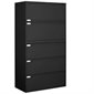 Classeurs latéraux Fileworks® 9300 Plus 5 tiroirs noir