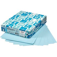 Papier de couleur à usages multiples Lettermark® 8-1/2 x 11". Paquet de 500. bleu