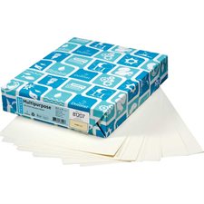 Papier de couleur à usages multiples Lettermak® Format lettre - 8-1/2 x 11" crème