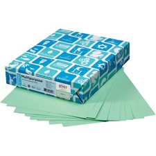 EarthChoice® Bristol Multipurpose Cover Stock Letter size, 8-1/2 x 11" green