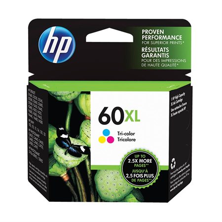 HP 60XL High Yield Ink Jet Cartridge