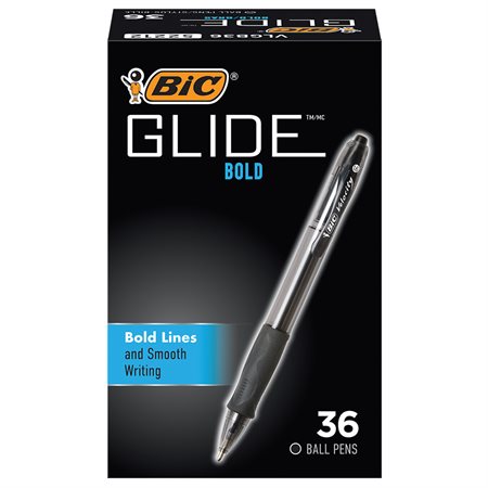 Atlantis® Velocity Bold™ Retractable Ballpoint Pens black