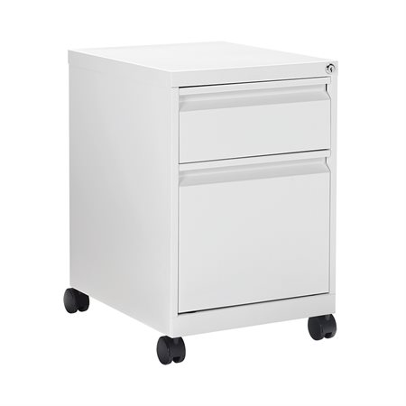 METAL MOBILE BOX 1 DRAWER WHT white