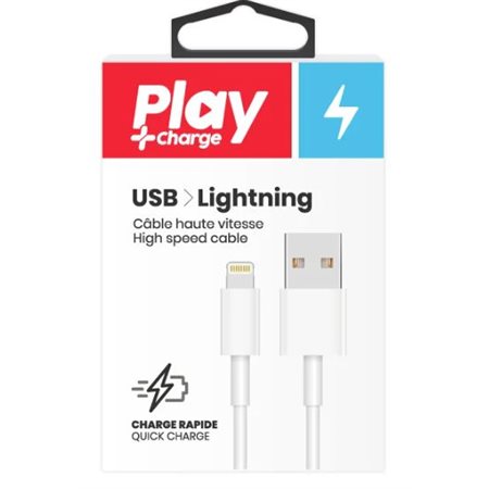 CÂBLE USB À LIGHTNING 3'