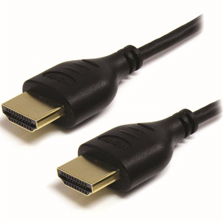 Cable HDMI haute vitesse 6 pieds (mince)