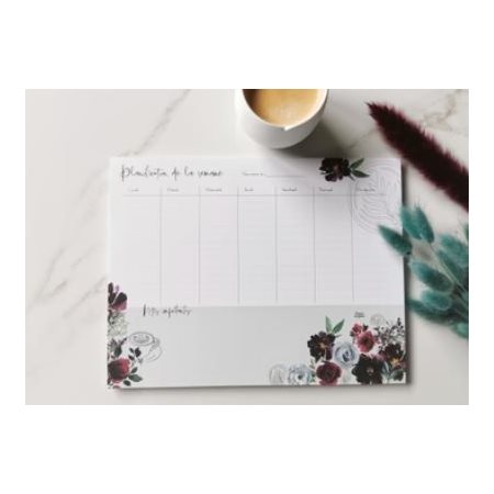 PERPETUAL WEEKLY PLANNER - NEVER WITHOUT MY LATTE