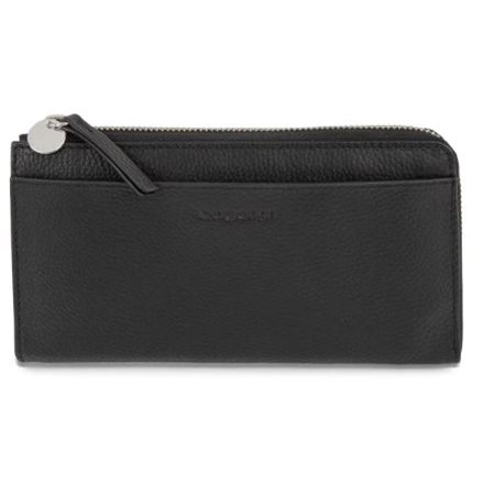 WALLET WITH ZIPPER BLACK