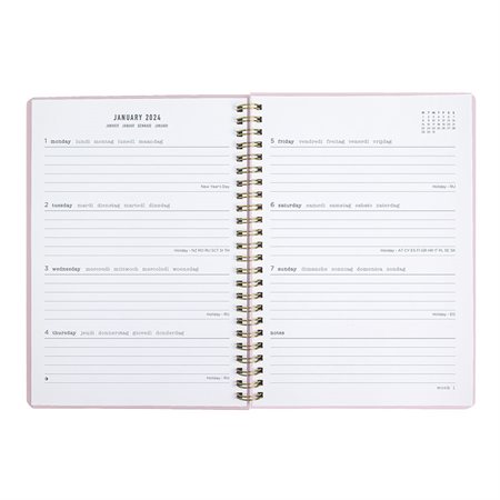 Celebrate Weekly / Monthly Planner (2025) pink