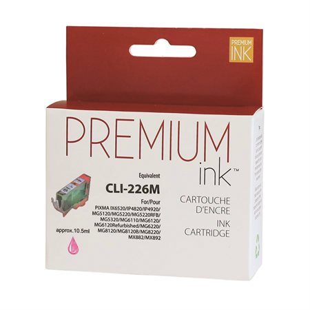 Premium InkJet Cartridge (Alternative to Canon CLI-226) magenta